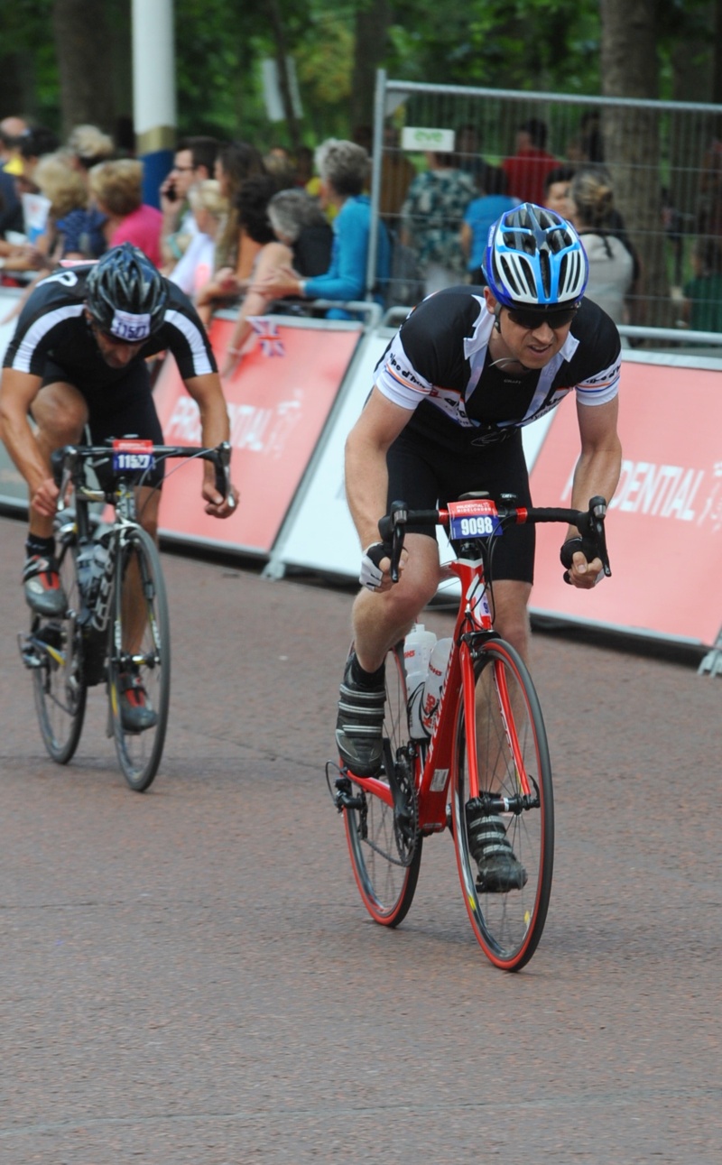 Steve Gordon, Prudential Ride London 2013. 4th August 2013. Finish time 4h 42m 5s.