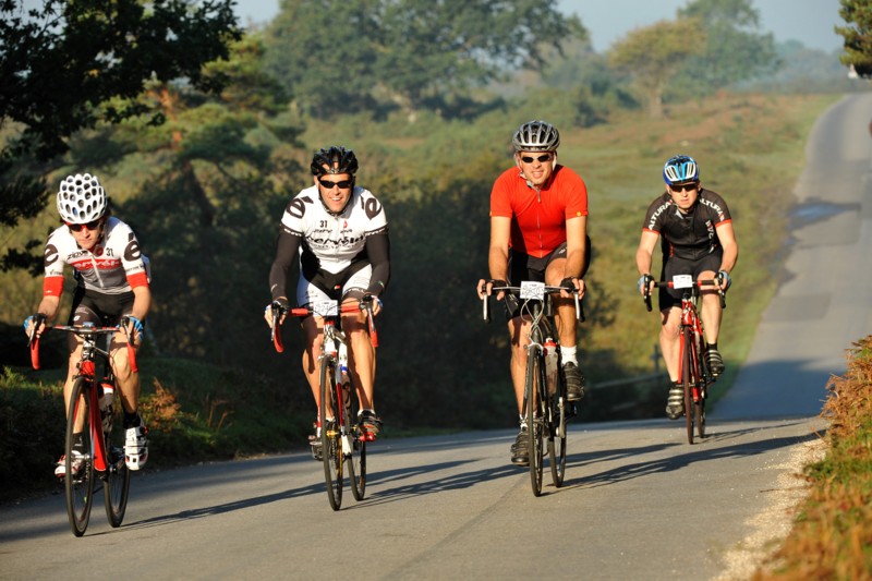 Ryan, Les, Andy Evans & Steve Gordon, New Forest 100 Sportive, 2nd October 2011