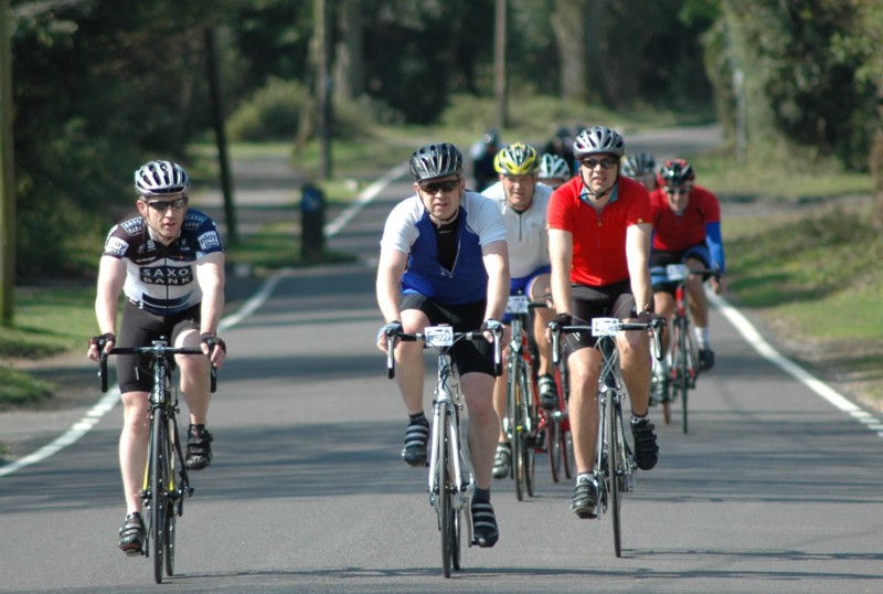 Richard Gordon, Steve Gordon, Andy Evans, New Forest Spring Sportive, 17th April 2011